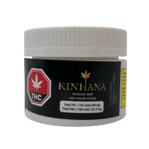 Gommage au sucre au CBD Mission R&R de Kinhana