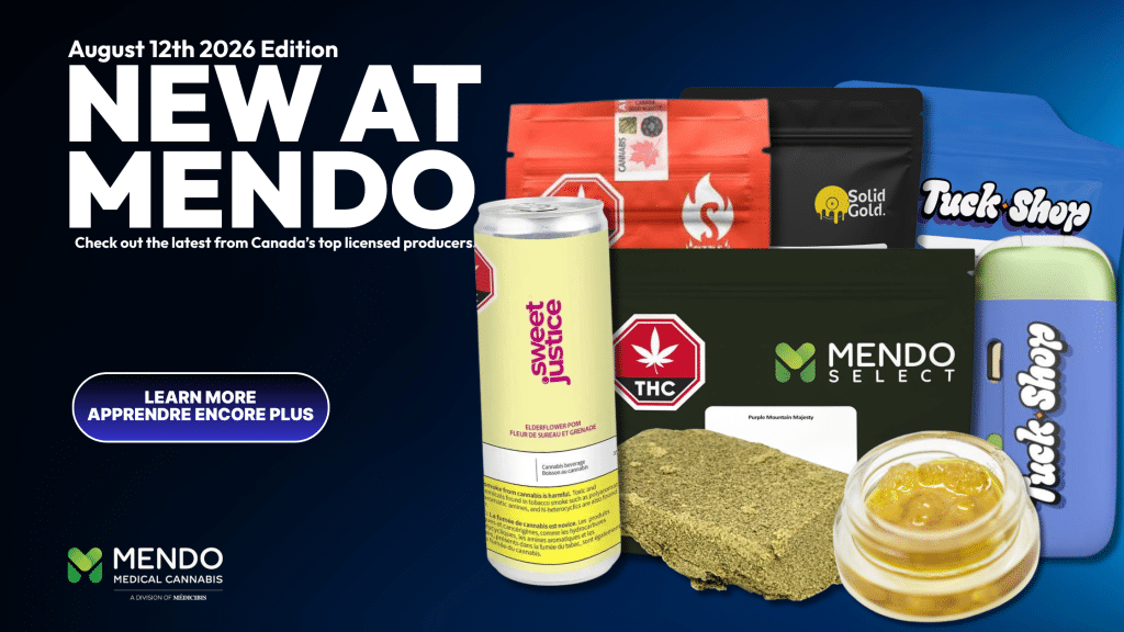 New Medical Cannabis Products At Mendo Medical August 12th 2026