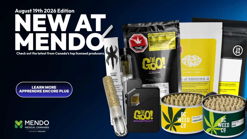New Medical Cannabis Products At Mendo Medical August 19th 2026