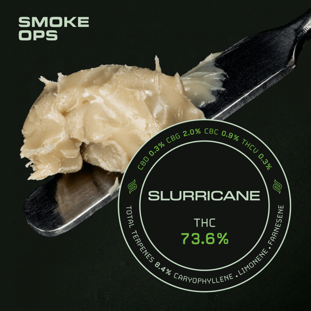 Slurricane Live Hash Rosin 3 Slurricane Live Hash Rosin by Smoke Ops (Vanity)