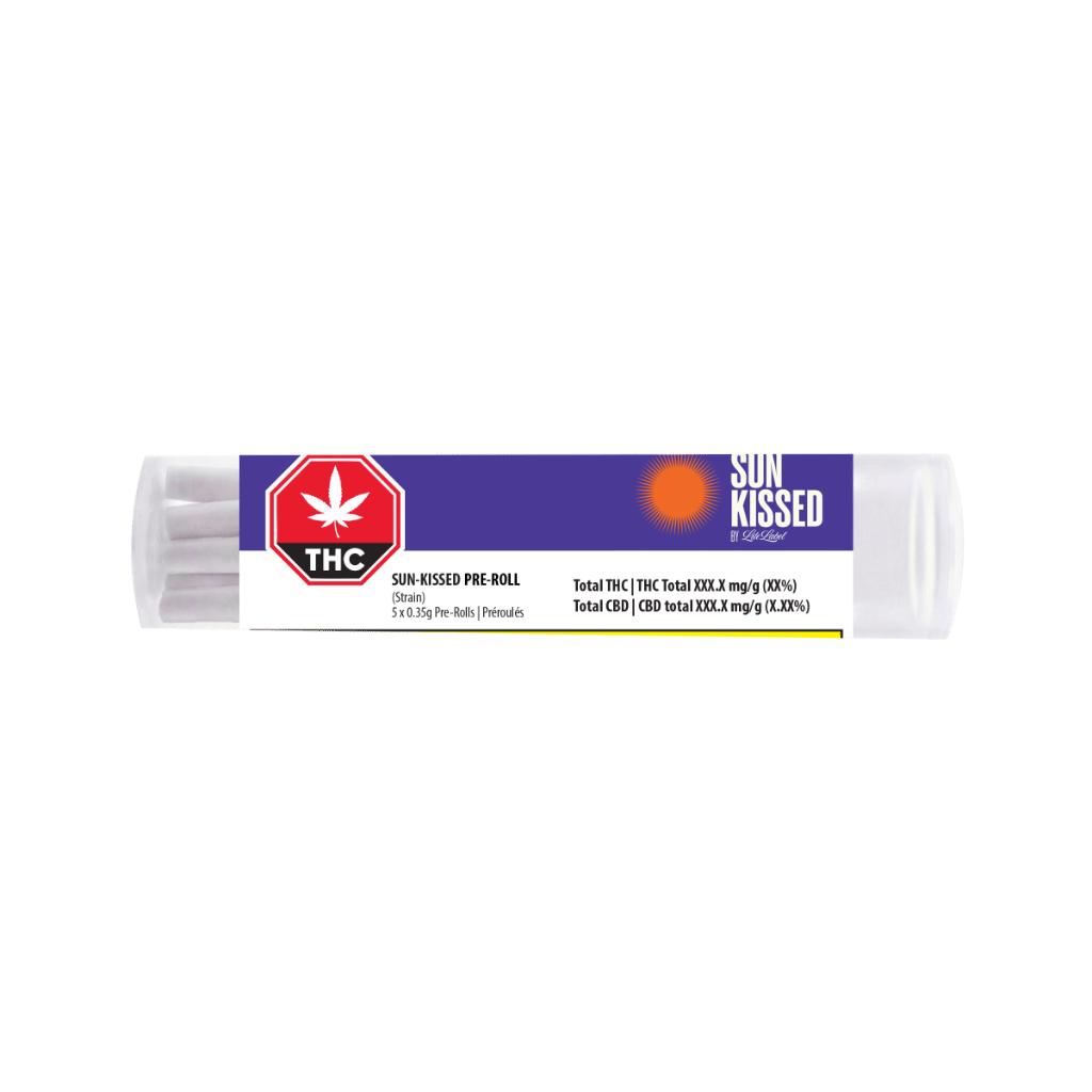 Sun-Kissed Pre-Rolls 2 Sun-Kissed Pre-Roll by Lite Labels (Package) (2)