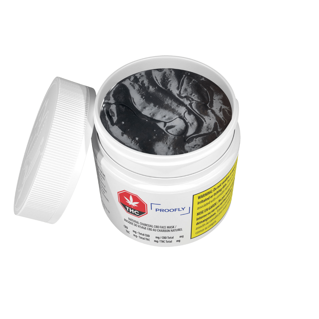 Masque facial au charbon naturel et CBD 1 Masque facial au charbon naturel et CBD de Proofly