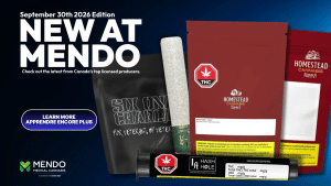 New Medical Cannabis Products At Mendo Medical September 30th 2026