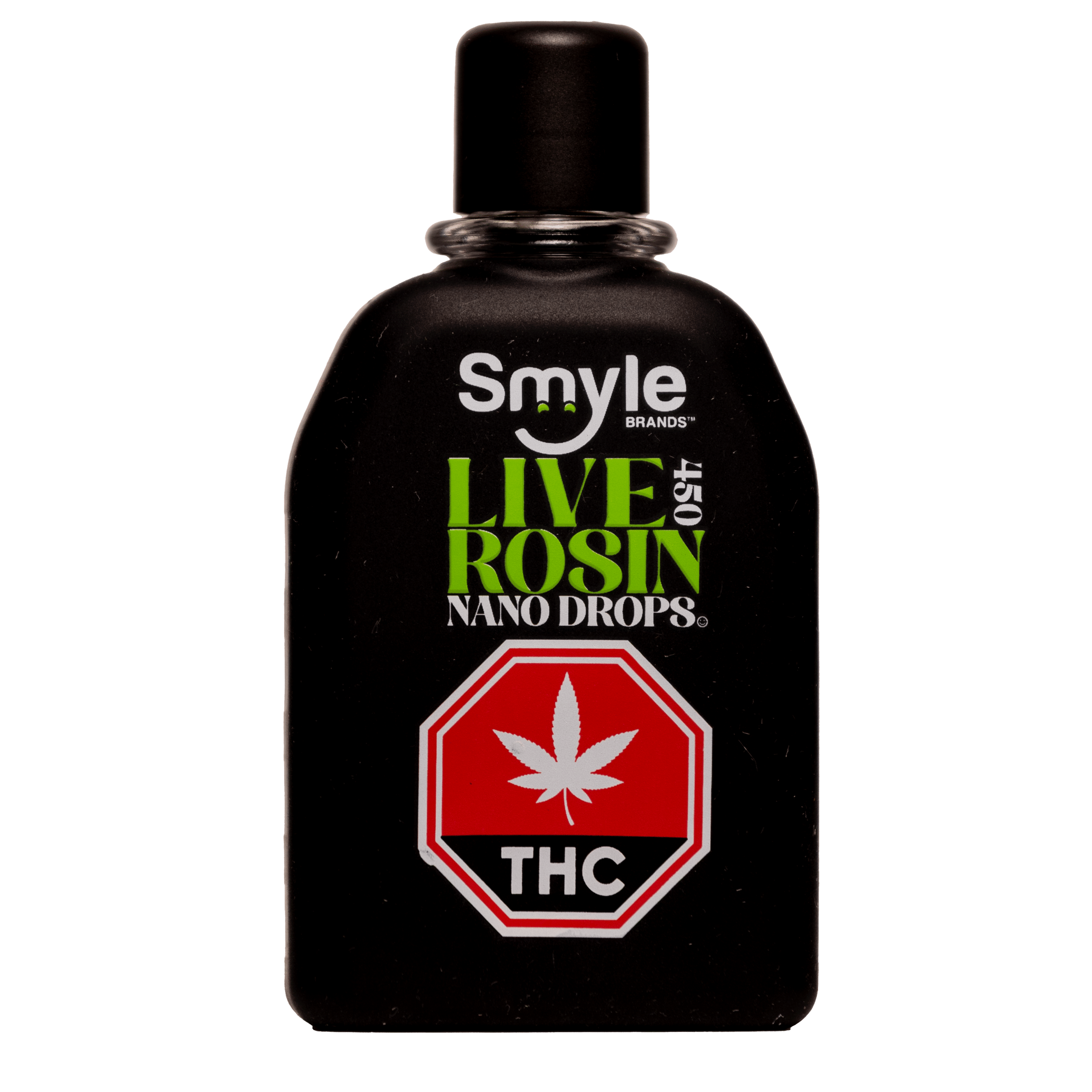 450mg Live Rosin Nano Drops Front Glasss by Smyle