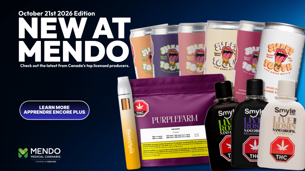 New Medical Cannabis Products At Mendo Medical October 21st 2026